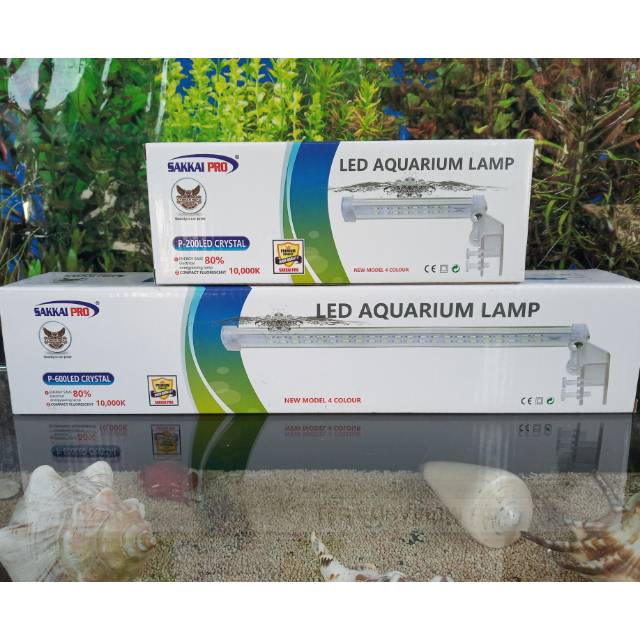 Lampu SAKKAI PRO P-600LED Crystal 20watt 3X Mode Ganti warna Body transparan