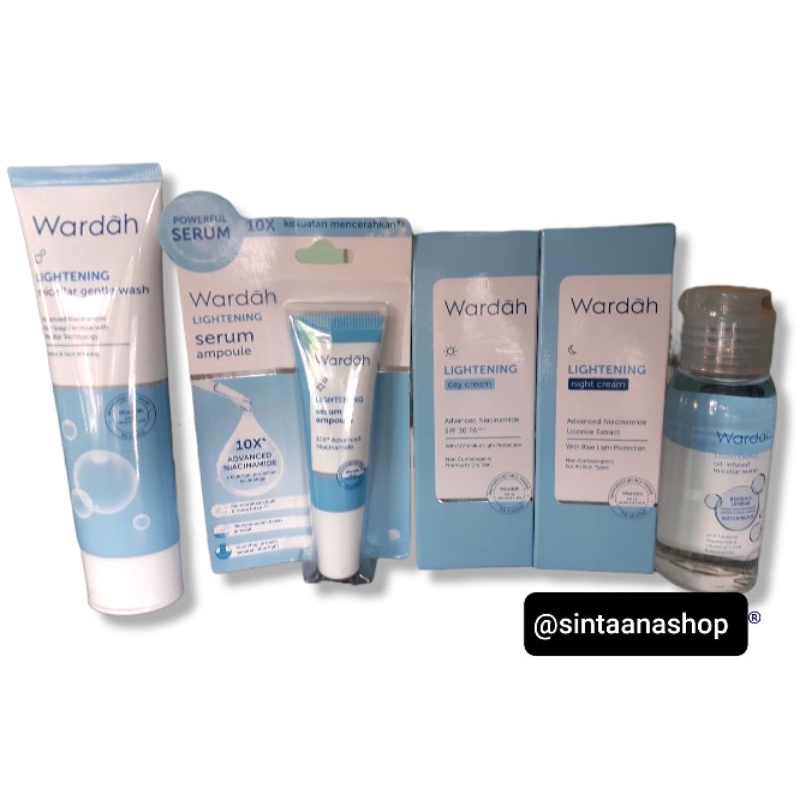 Wardah Lightening Series Paket 5in1 | Paket Skincare Wardah Lightening