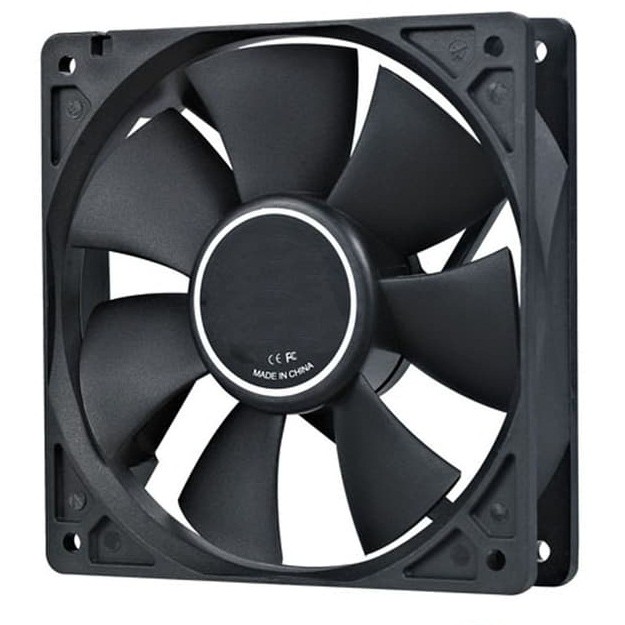 FAN CASING 12CM HITAM, FAN CPU 12CM HITAM STANDART