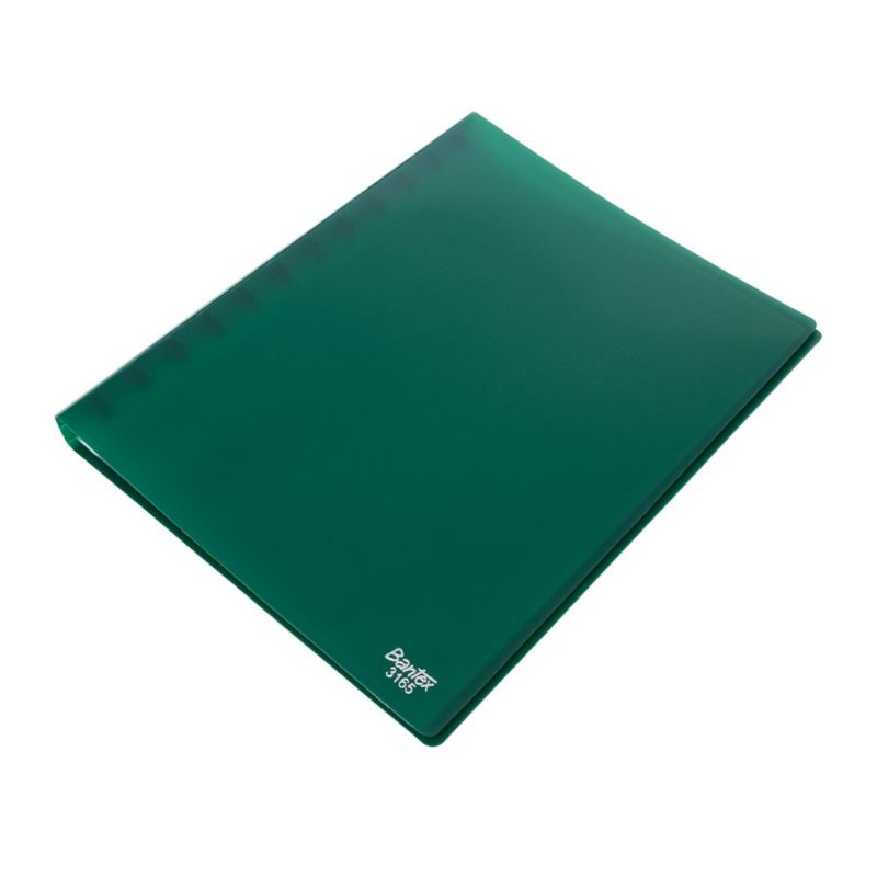 

Bantex display book Refillable A4 20pockets green 3165 04