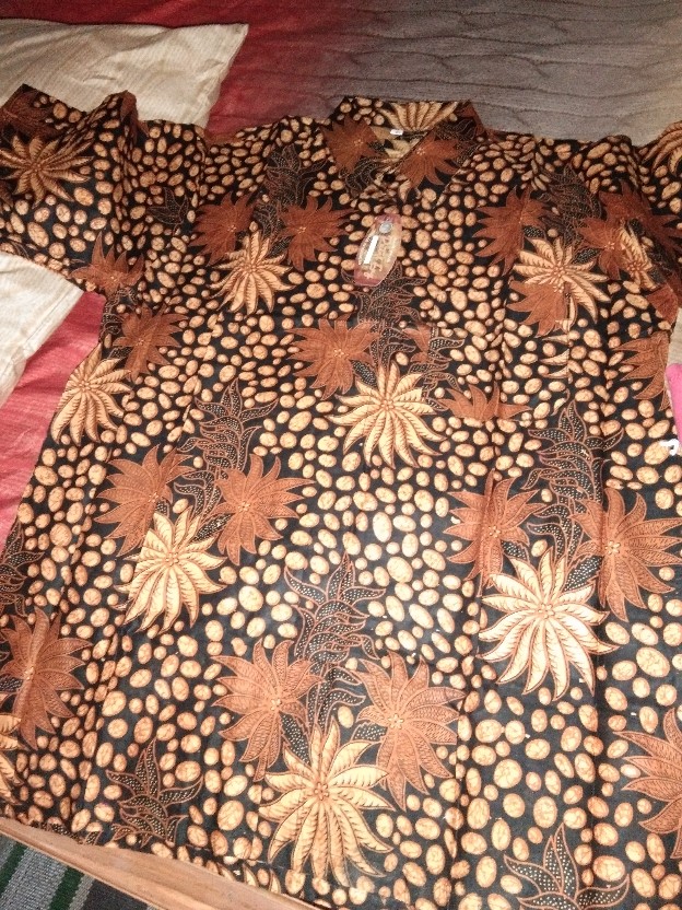 Maura Couple - Sania Ruffle Batik Couple Ori Ndoro Jowi Dnt Garansi Blouse Ziggy Krikil Blus Kerikil