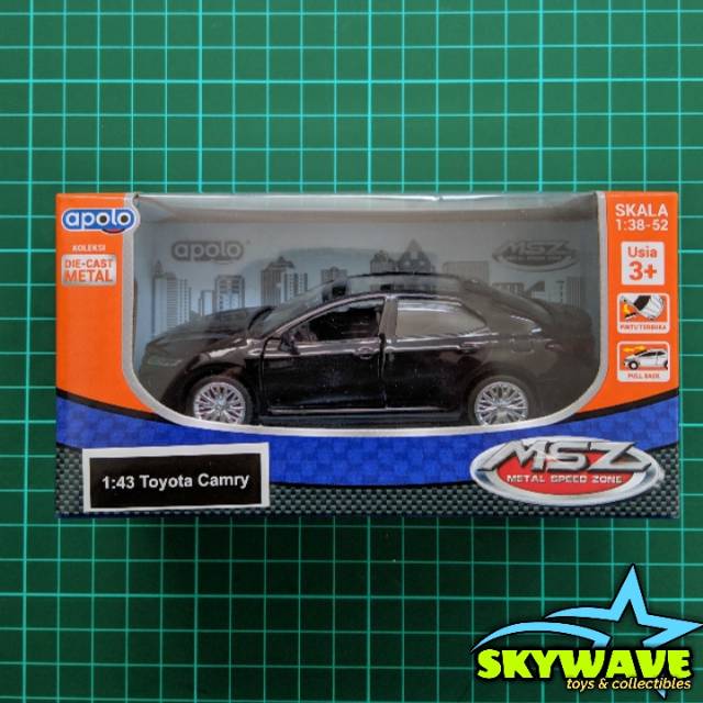 Diecast APOLO MSZ - Toyota Camry Hitam