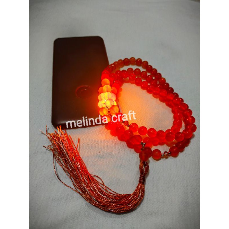 tasbih batu sulaiman madu 10mm tasbih batu asli