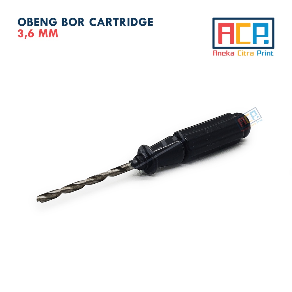 Obeng Bor Cartridge Drill Infus CISS Modif Printer Canon HP 3,6mm