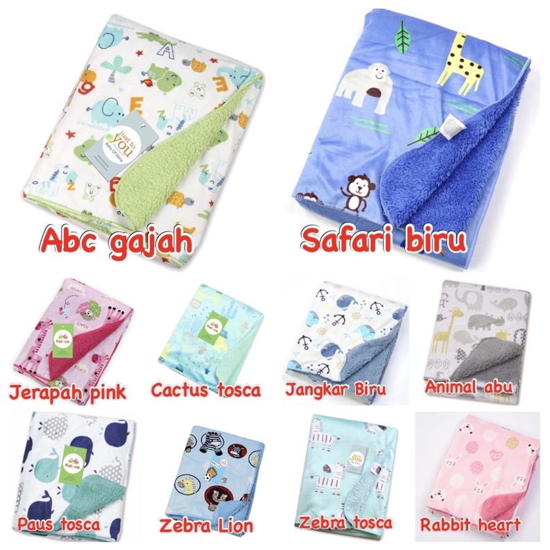 Selimut bayi (blanket) double fleece bayi CBKS HK LC