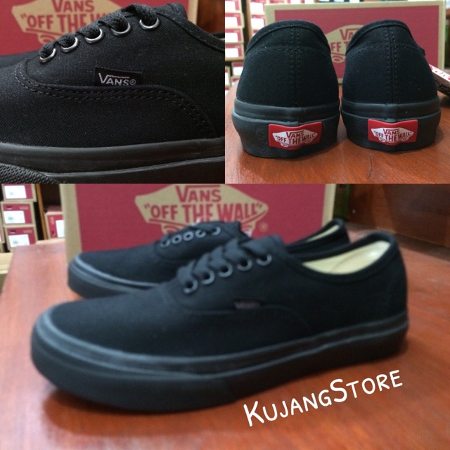 vans authentic black original