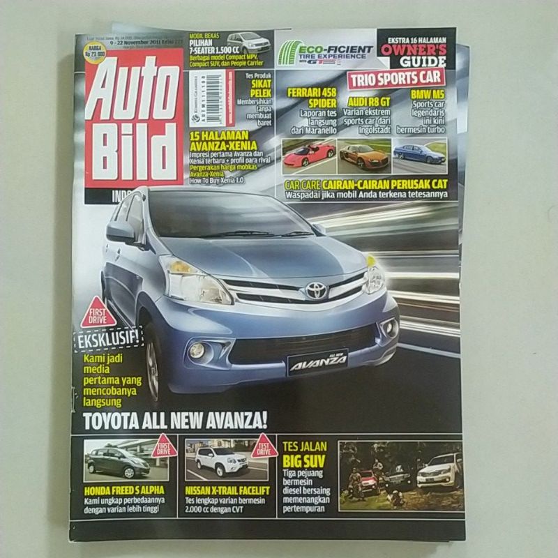 Majalah AutoBild 9-22 November 2011 Edisi 223