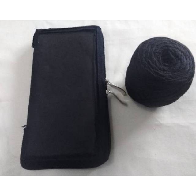 Paket Inner Dompet Single Reslt 20x11cm dan Benang Polyester 1 gulung