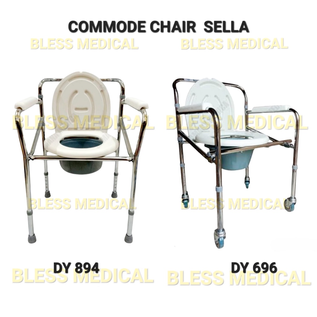 Commode Chair Kursi BAB Sella Kursi BAB Home Care/Stroke/Orang Tua