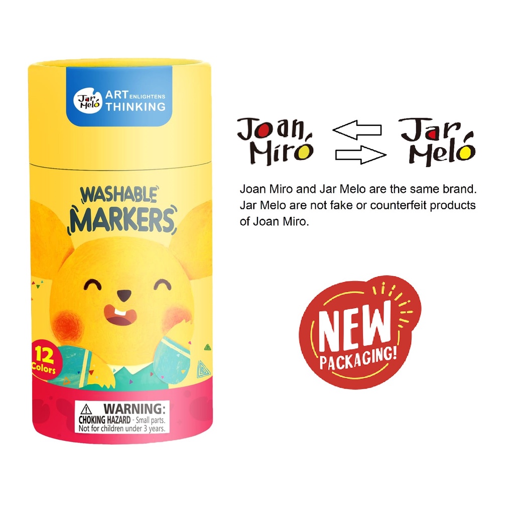 

Joan Miro Washable Marker 12 color spidol anak