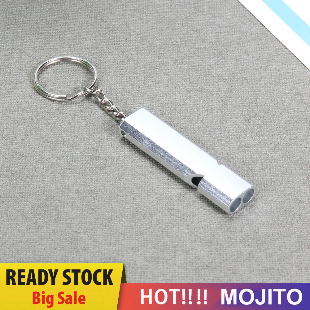 MOJITO Outdoor Camping Hiking Tool Aluminum Alloy Emergency Survival Whistle