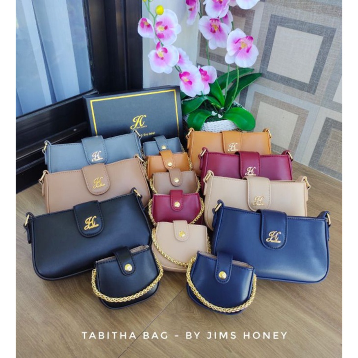 TABITHA ❤️ GRATIS BOX ❤️ BAG JIMSHONEY BELI 1 GRATIS 1 2 IN 1 TERBARU KUALITAS IMPORT