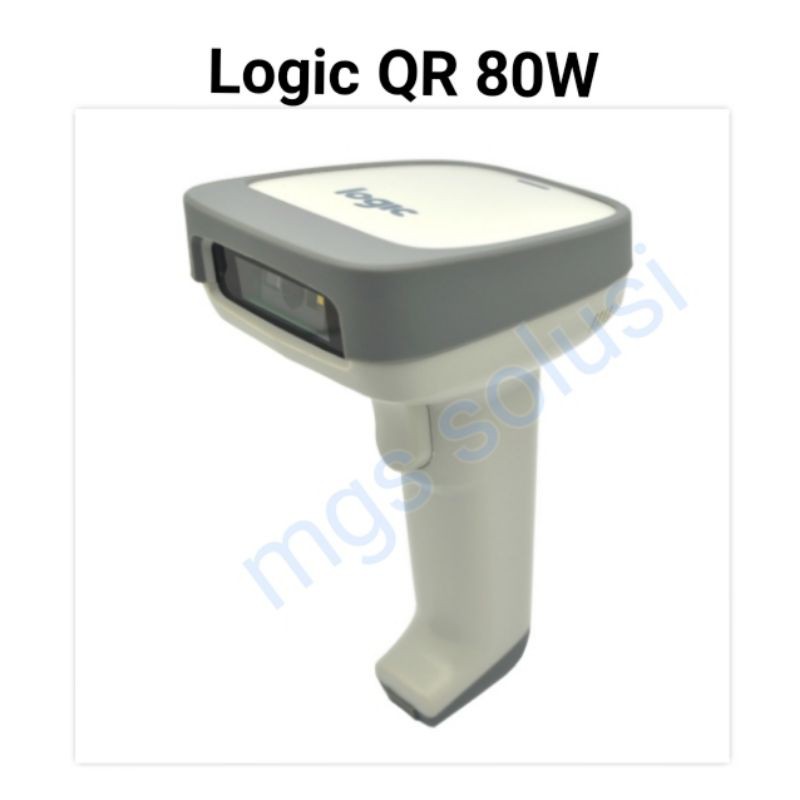 Scanner barcode QR 80W koneksi WiFi membaca QR code PDF 417 scan di layar LCD