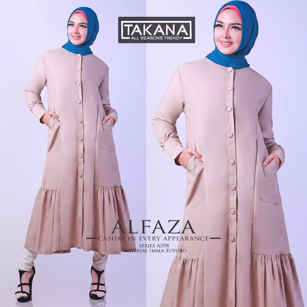 GAMIS MODERN TUNIK AL FAZAH BY BALIMO(MODEL B)