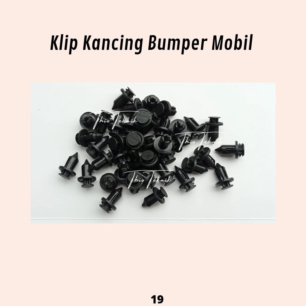 Klip Kancing Bumper Mobil Terrios, Rush dsb