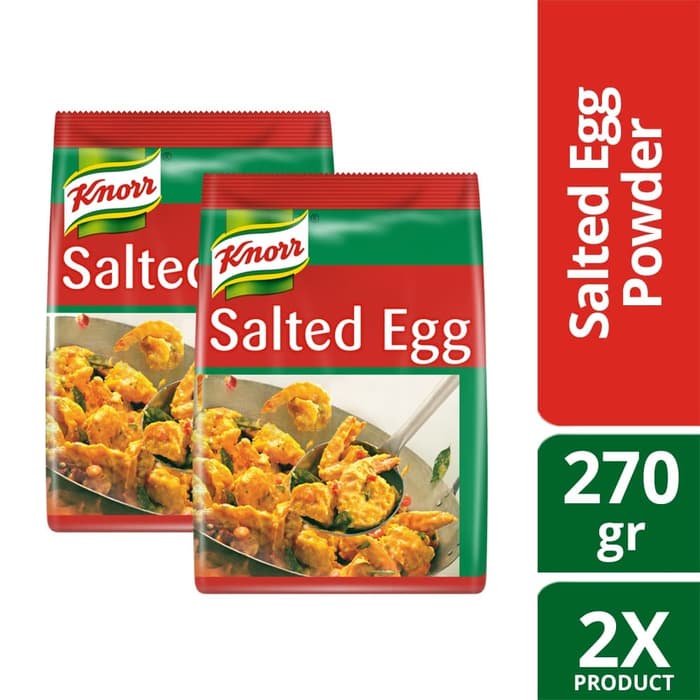 

NEW Knorr Golden Salted Egg Powder Pouch 270g Twin Pack