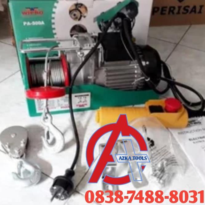 Katrol Elektrik Hoist Electric Mini Hoist Electric Wipro Pa500