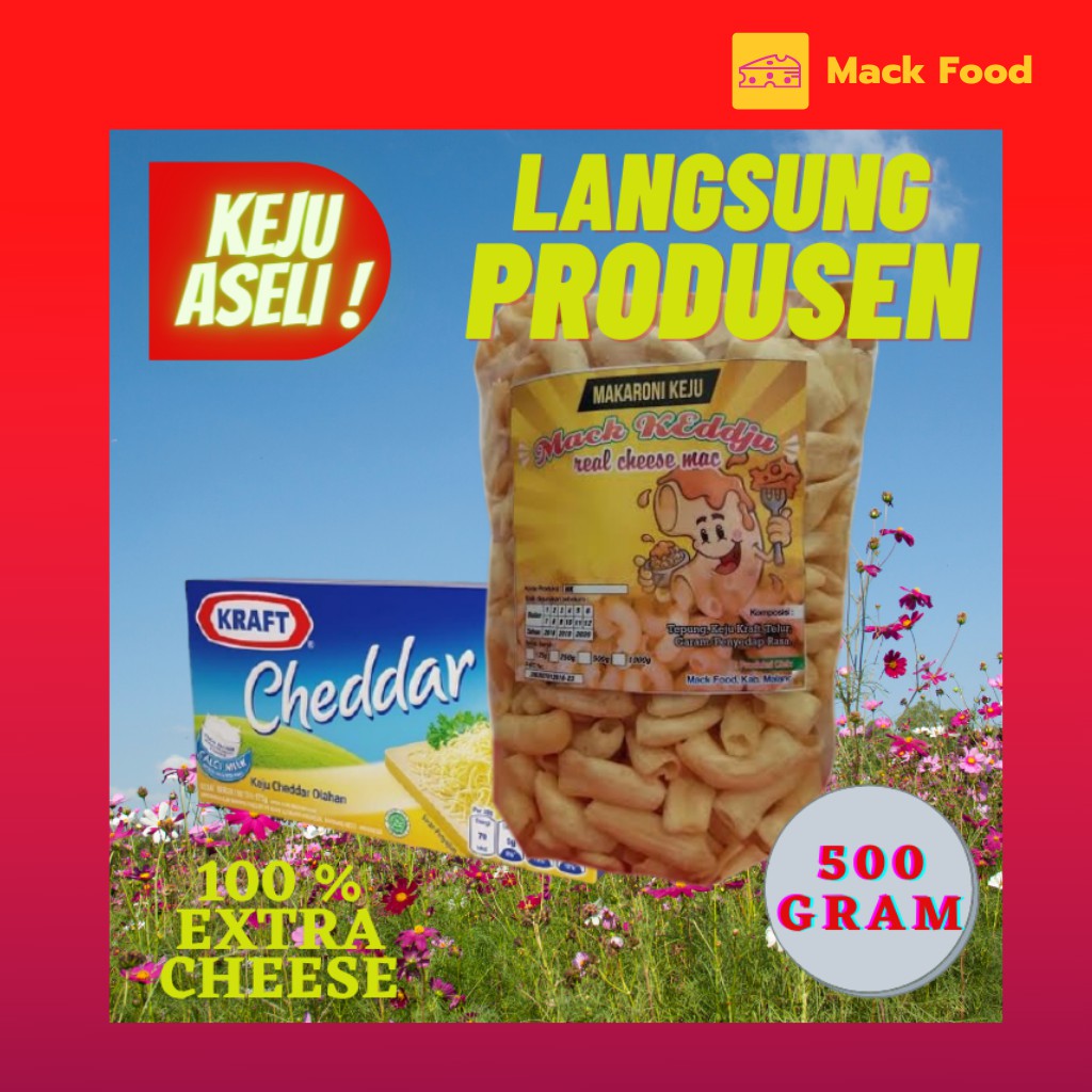 

CAMILAN CEMILAN SNACK MAKANAN RINGAN INSTAN MAKARONI KEJU MK12