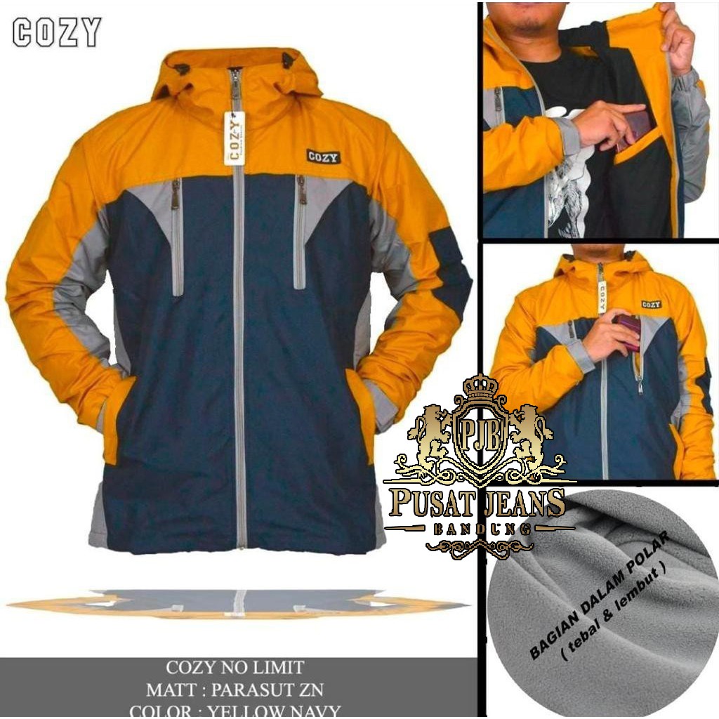 RCL - Jaket Cozy Jaket Gunung Outdoor Cozy Amazing Bahan Tebal Puring Polar