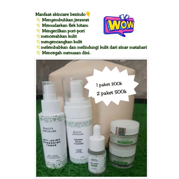 Skincare Herbal Kecantikan / Kulit Sehat Bexindo / Paket khusus Usaha