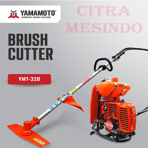 Yamamoto Mesin Potong Rumput Atau Babat Rumput Gendong Mesin Paras Mesin Pemotong Rumput Tipe 328 Ti
