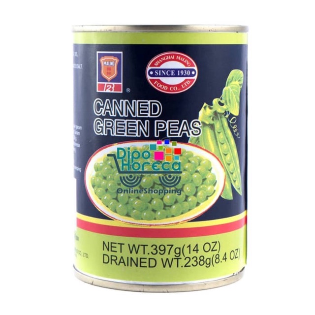 

Canned Green Peas / Kacang Polong Dalam Kaleng TTS 397gr