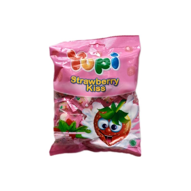 

permen Yupi Gummy Strawberry kiss 1 pak 120gr