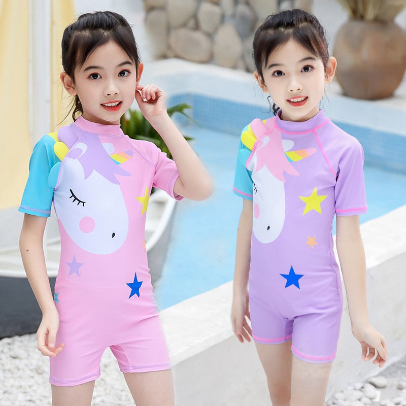 Baju Renang Anak Perempuan SwimSuit Unicorn