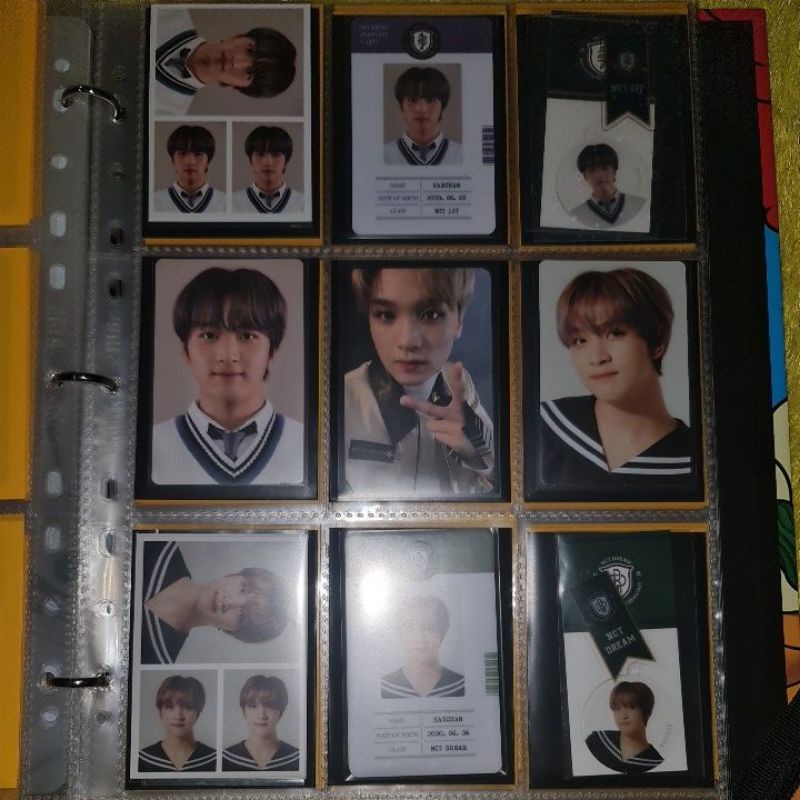 Haechan B2S Back to School ID Card + Charm