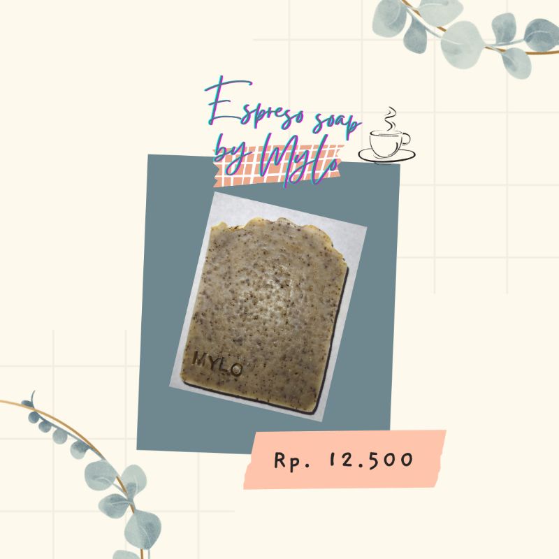 Coffee scrub soap by MyLo Natural Soap