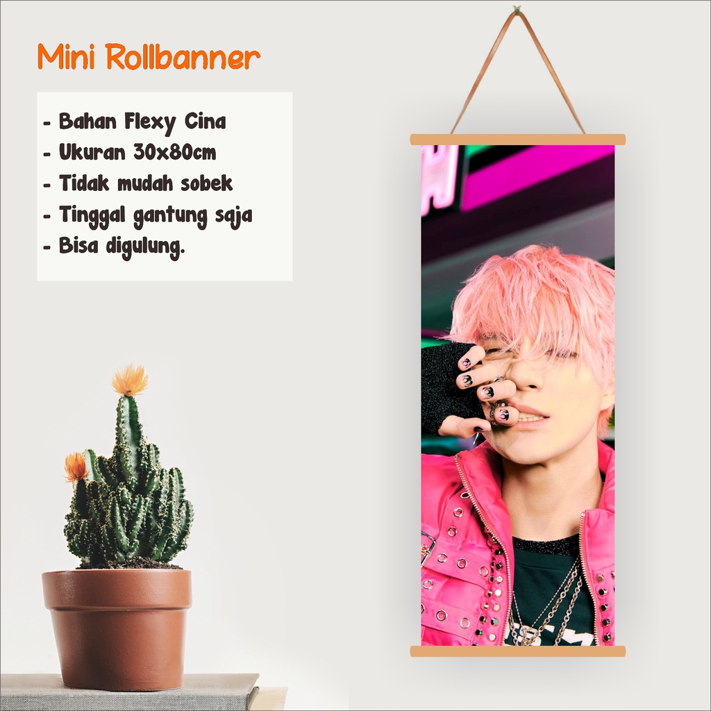 MINI ROLL BANNER NCT DREAM JENO GLITCH MODE