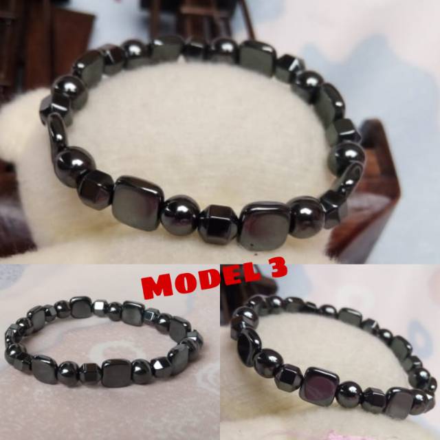 Gelang Hematite Terapi Promo Termurah Banyak Model