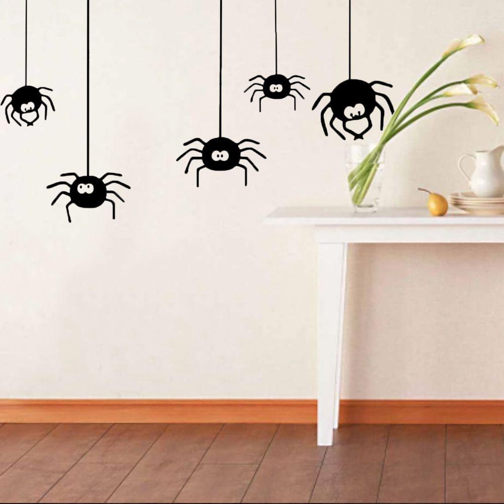 [Elegan] Spider Sticker Anti Air Wallpaper Pesta Prank Jendela Lucu