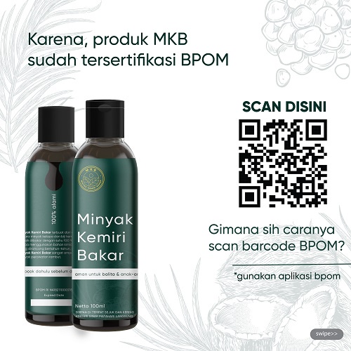 MINYAK KEMIRI BAKAR ASLI BALI / MY KIND OF BEAUTY / MKB HEALTH &amp; BEAUTY 100% ORIGINAL BPOM