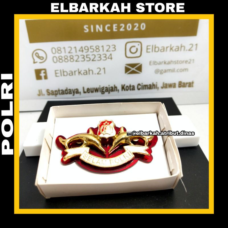 pin polisi selampolri [real pic 100%original]