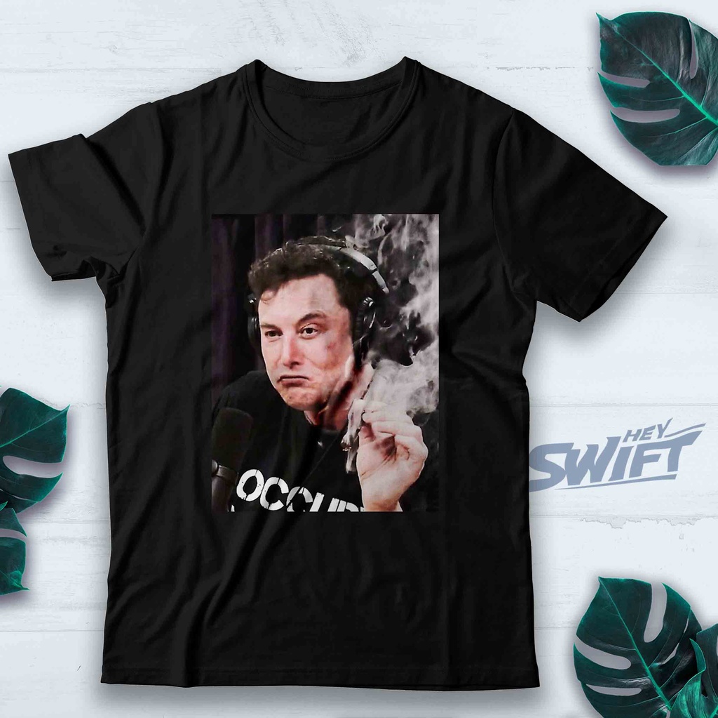 KAOS ELON MUSK SMOKING TSHIRT BAJU DISTRO