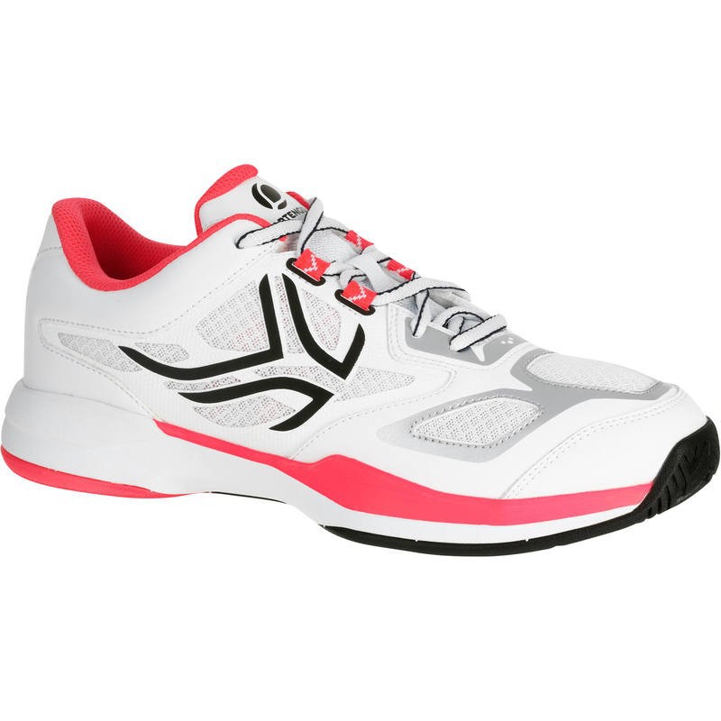 Sepatu tenis wanita sepatu kets badminton tennis shoes white pink