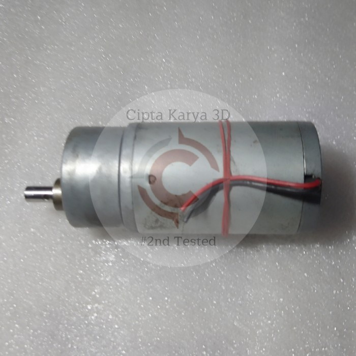 Motor Dinamo DC Gearbox Toshiba DGM 0010 2A Gear Box