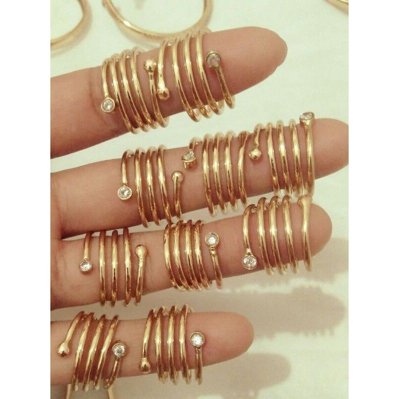 CINCIN SPIRAL EMAS MUDA kadar 25% (2 gram)