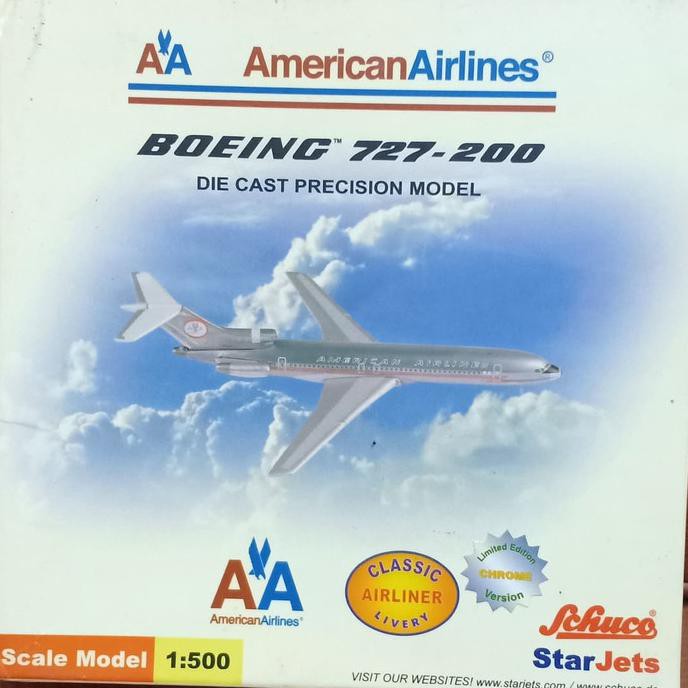 TERLARIS diecast pesawat murah☀ miniatur pesawat Boeing 727-200