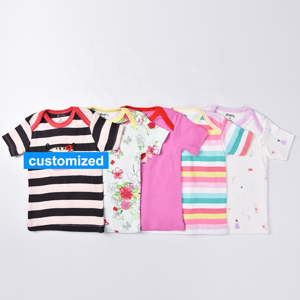 Cart3r's Atasan Bayi Kaos Bayi Perempuan Laki Laki isi 5Pcs P028