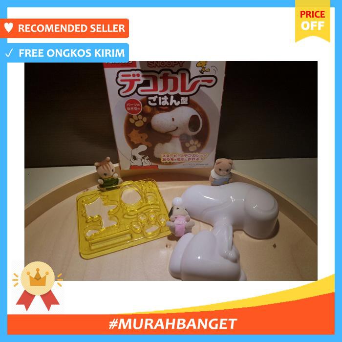 Cetakan Bento - Bento Set Cetakan Nasi Snoopy - Bekal