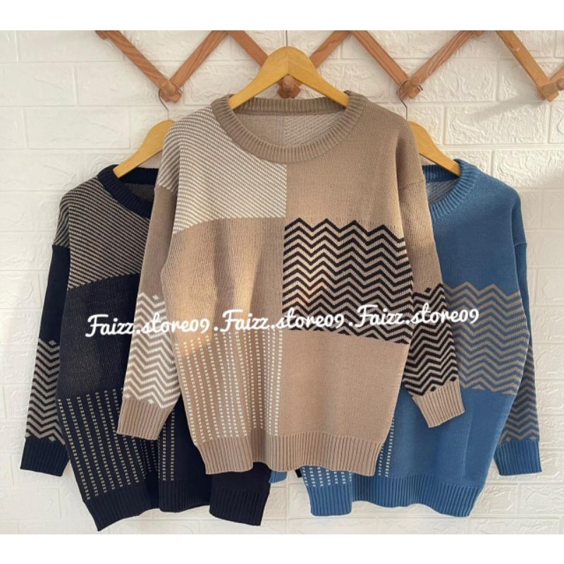 NAIRA SWEATER RAJUT OVERSIZE IMPORT PREMIUM/Atasan Blouse Rajut Oversize Wanita STORE09