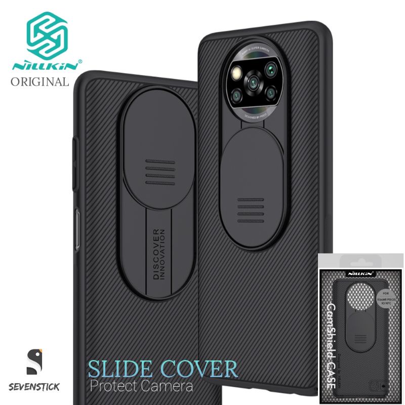 Nillkin Camshield Case Poco X3 Pro M3 F3 Redmi Note 10 9 Pro Nillkin Case Original Full Lens Protect