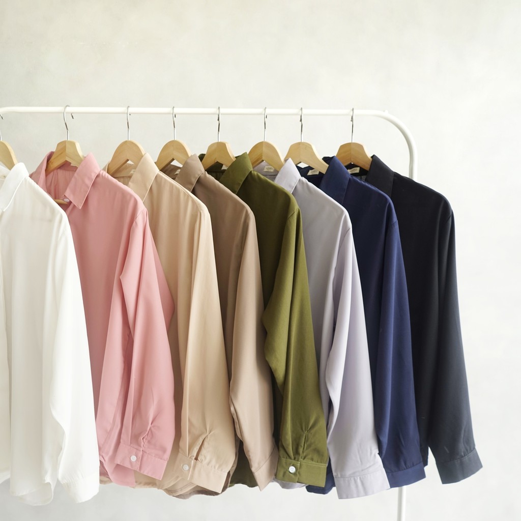 KANIA  Loose Shirt - Kemeja Wanita Polos | MARU-3