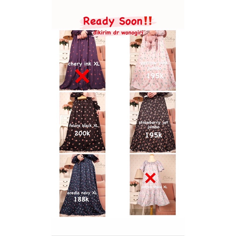 Ditsy XL Ditsy jumbo september 2020