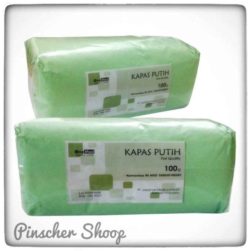 Kapas 100 Gram Putih Onemed