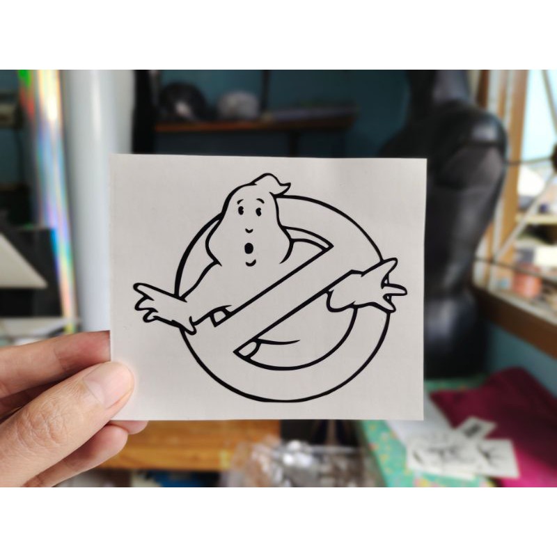 

stiker ghostbusters custom cutting stiker murah
