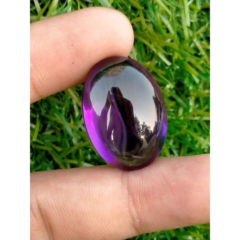 batu kecubung bungur asli natural bersertifikat