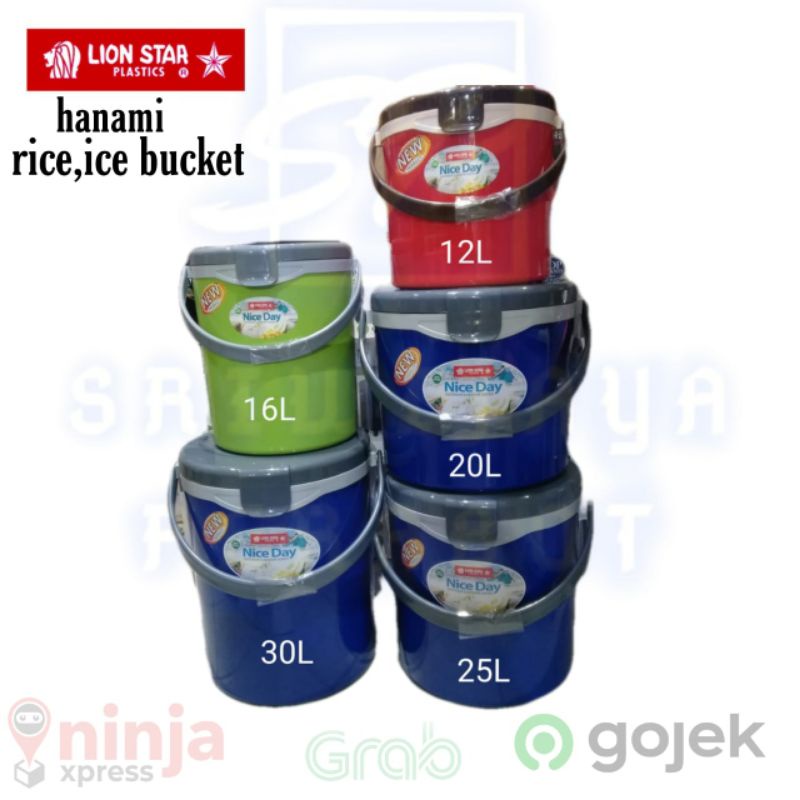 LIONSTAR TERMOS NASI HANAMI | RICE ICE BUCKET HANAMI 12.5, 16, 20, 25, 30 L